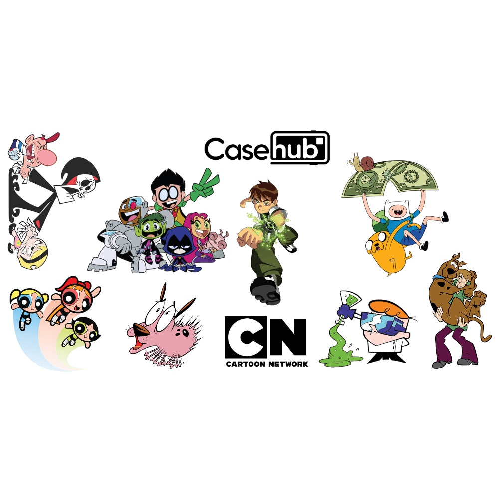 Bộ Sticker Cartoon Network độc quyền Casehub - Sticker CHỐNG NƯỚC cao cấp siêu bền siêu đẹp