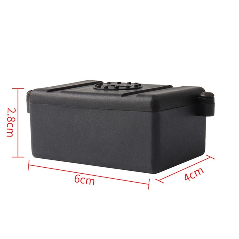 Hộp máy thu RC Ô tô Radio Box Công cụ trang trí Hộp nhựa ESC cho 1/10 RC Rock Crawler Car Axial SCX10 RC4WD D90 D110 D130
