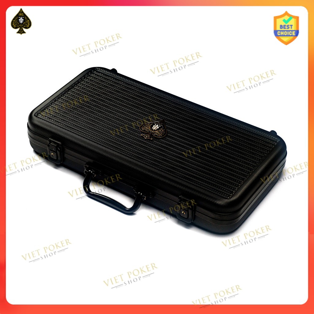 VPS Vali nhựa ABS chất lượng cao, poker vali chip set 300 / set 500 kèm logo của Viet Poker shop (không bao gồm chip)