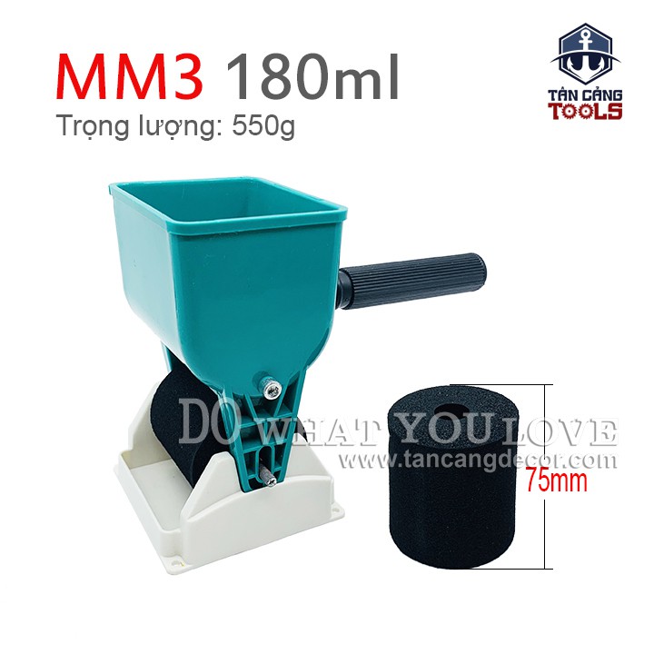 Dụng Cụ Lăn Keo Dán Gỗ Không Khóa 75 mm MM3