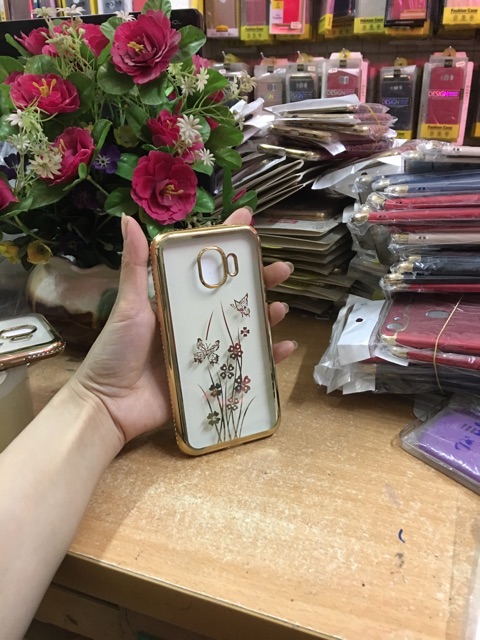 Ốp Sam sung j2 Pro Viền Đính Đá