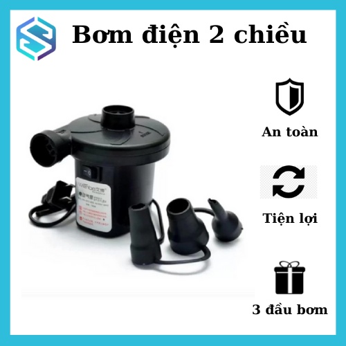Bơm Điện 2 Chiều  - Bơm ghế hơi, bể bơi đệm hơi nhanh chóng, Tiện lợi