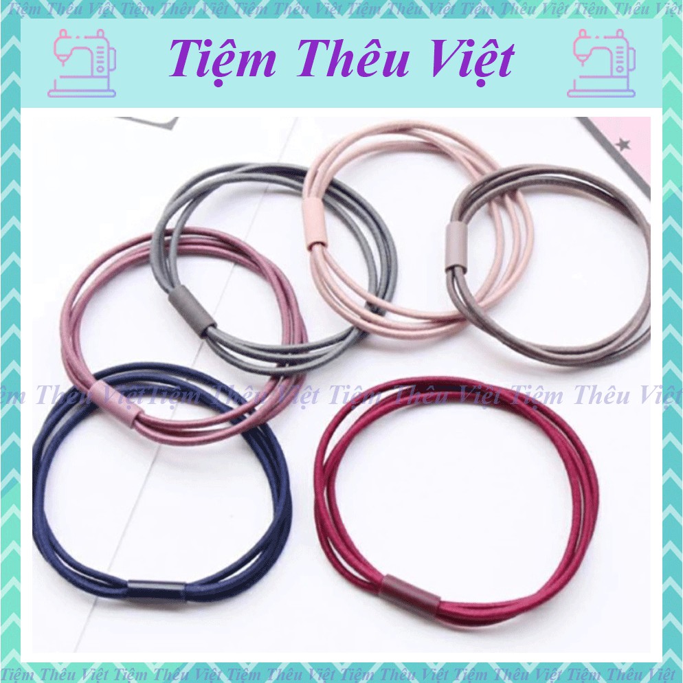 Dây Buộc Tóc Tiệm Thêu Việt Sợi Nịt Cột Tóc