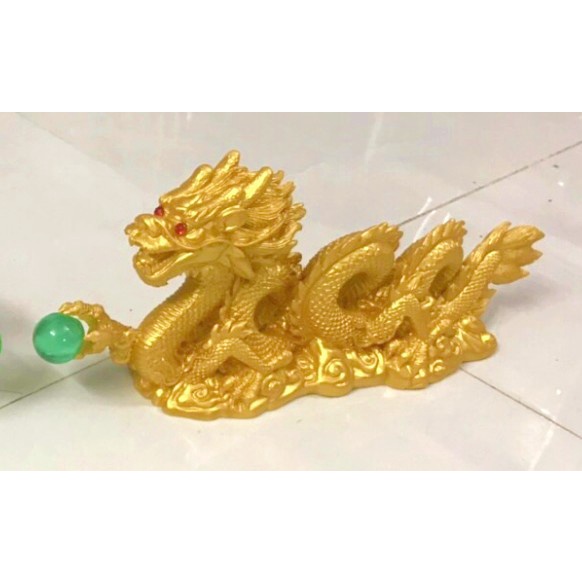 Rồng dài ôm ngọc trang trí bàn làn việc, mang lại uy quyền và giàu có cho gia chủ- Buddha168shop