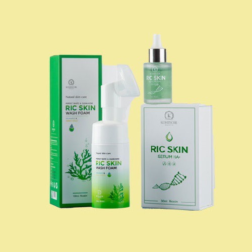 COMBO SERUM VÀ SỮA RỬA MẶT RIC SKIN KOHINOOR | BigBuy360 - bigbuy360.vn