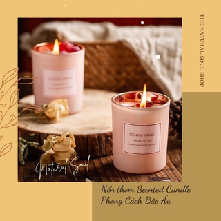 Nến thơm Scented Candle Phong Cách Bắc Âu - Sang Trọng Với Hương Thơm Lãng Mạn