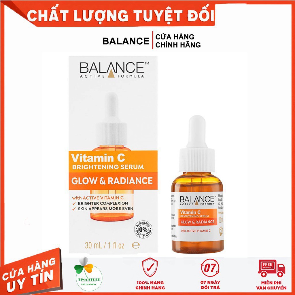 [Chính Hãng] Serum Trắng Da, Mờ Thâm Balance Active Formula Vitamin C Brightening 30ml - Tinh Chất Dưỡng Da Serum | BigBuy360 - bigbuy360.vn