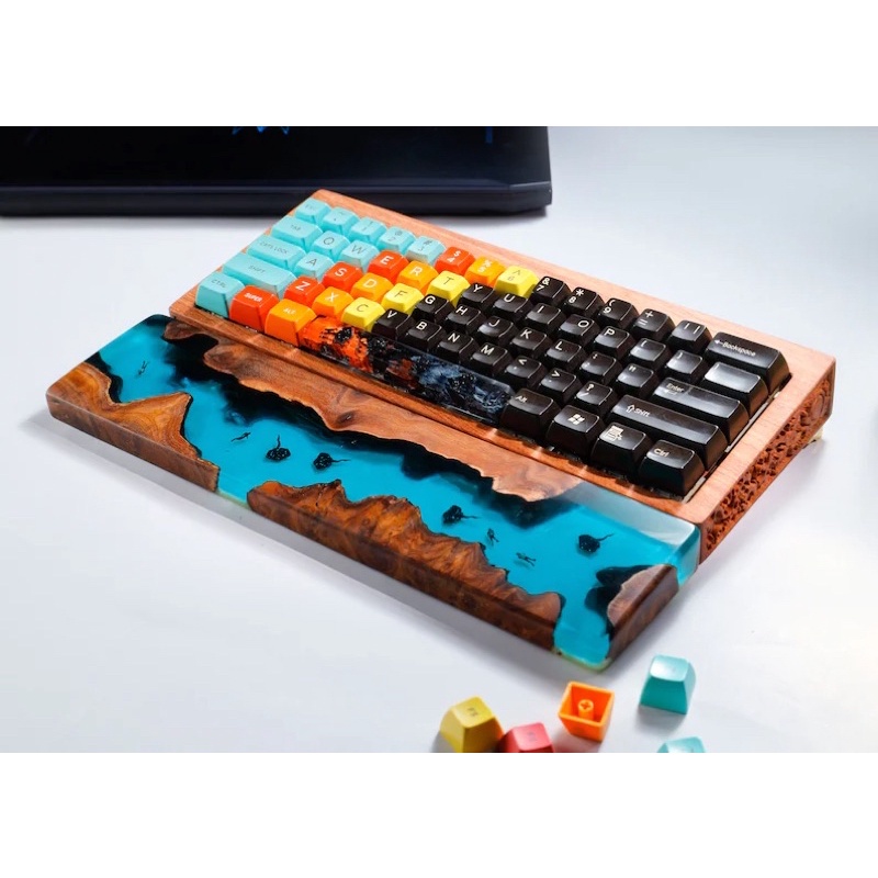 Kê tay bàn phím Đại Dương.Wrist Rest Resin