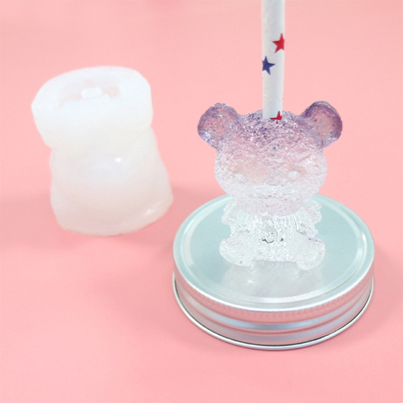 Khuôn Silicone Làm Ống Hút Epoxy Hình Động Vật DIY