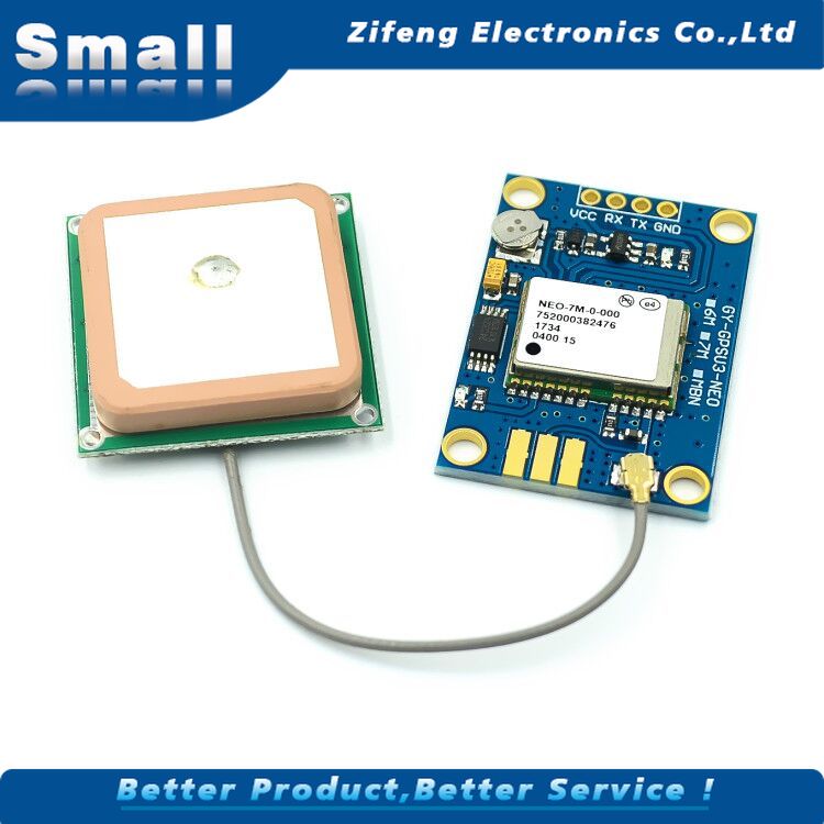 Ăng Ten Neo-7M Cho Thiết Bị Định Vị Gps Mini Ne0-7M Eeprom 51 Scm Mcu Cho Arduino