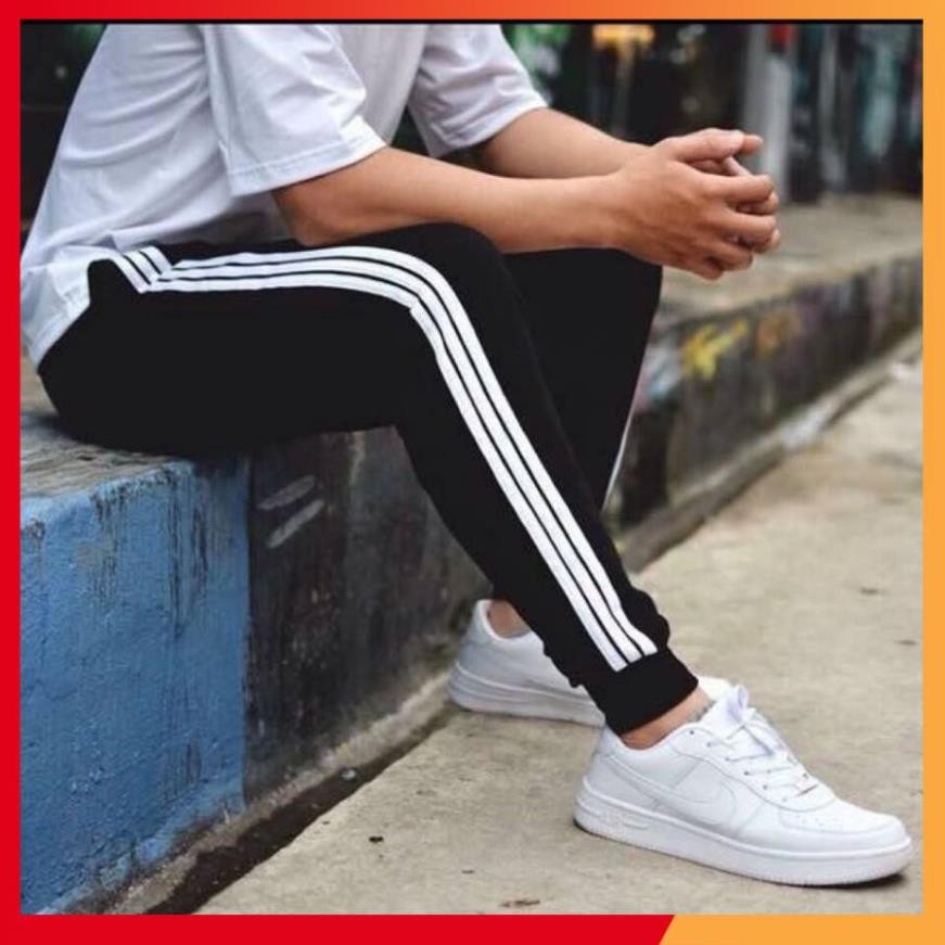 Quần Jogger Nam, Quần Thể Thao Nam 3 Sọc Chất Nỉ Cao Cấp JGD