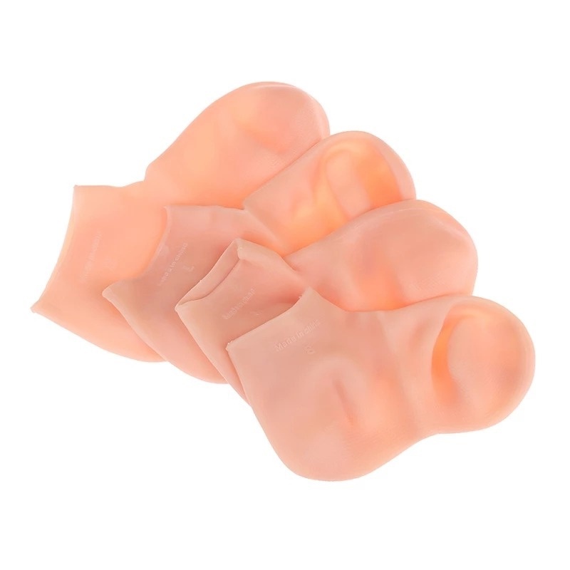 1 Cặp Vớ Silicone Co Giãn Bảo Vệ Bàn Chân Giảm Đau Chống Nứt Nẻ