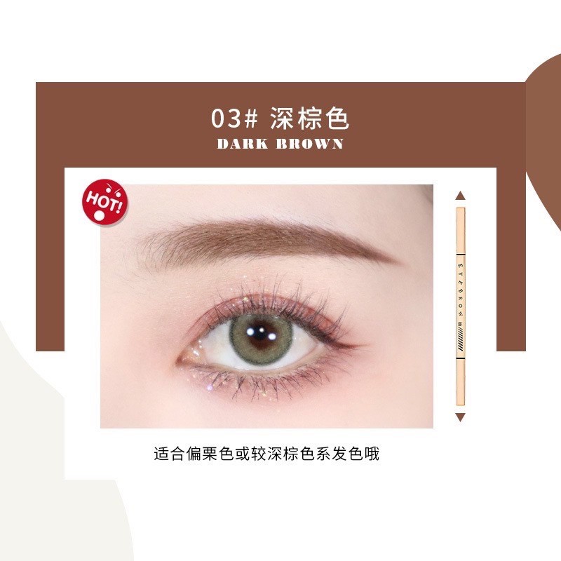 Chì mày 2 đầu màu vàng Gold Xixi | BigBuy360 - bigbuy360.vn