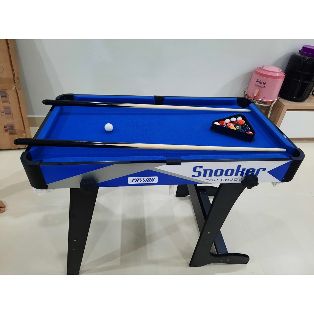 Bàn bi-a mini nhập khẩu nguyên chiếc - người lớn và trẻ em đều chơi được