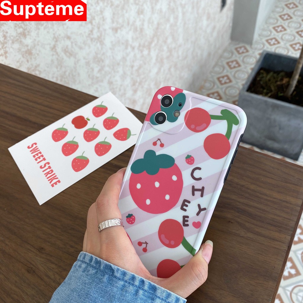 Ốp Điện Thoại In Hình Quả Dâu / Dứa Xinh Xắn Cho Iphone 11 Pro Max Xr Xs I 7 P I 8 Se 2 | BigBuy360 - bigbuy360.vn