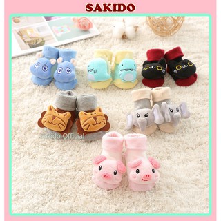 Tất cho bé sơ sinh bé gái trai 3D chống trơn SAKIDO KIDS