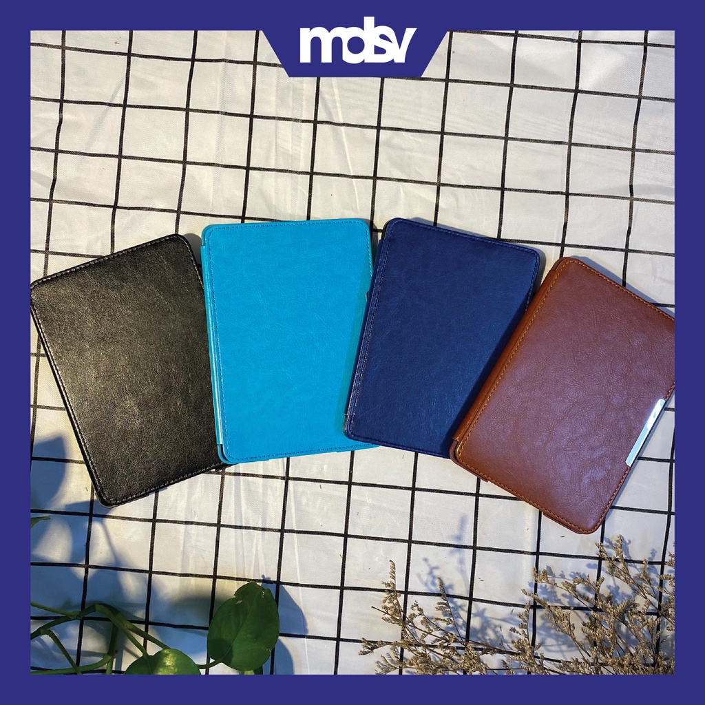 Bao da Cover cho máy đọc sách Kindle paperwhite 1,2,3 có ĐAI XỎ NGÓN  có khả năng tự động tắt mở màn hình