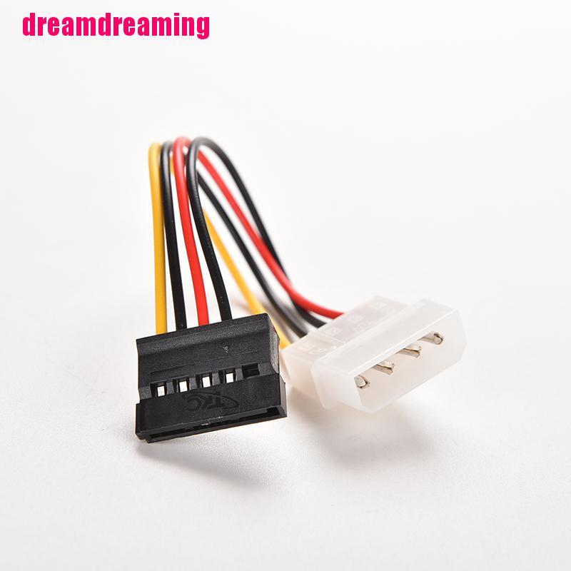 1 Dây Cáp Chuyển Đổi Nguồn 4 Pin Ide Molex Sang 15-pin Serial Ata Sata