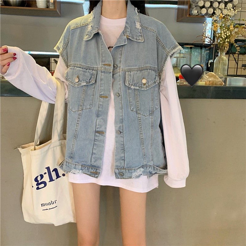 Áo khoác Denim thời trang hàn quốc cá tính