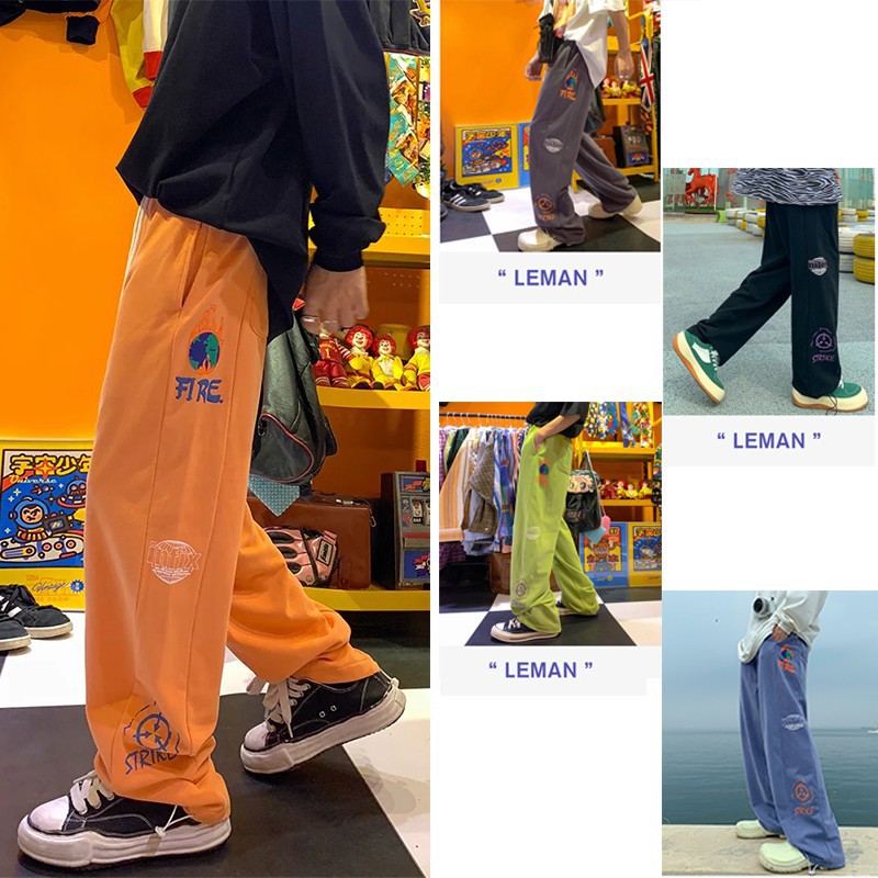 Quần Dài Họa Tiết Graffiti Phong Cách Âu Mỹ Cho Nam Size M-3Xl | BigBuy360 - bigbuy360.vn