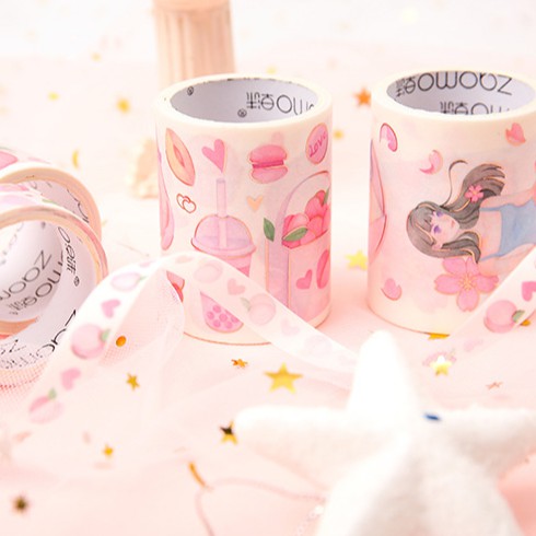 Băng keo giấy trang trí đa dụng phong cách Trung Hoa