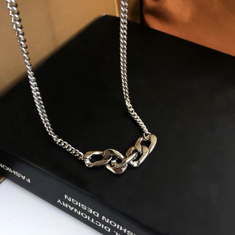 Dây Chuyền Vòng Cổ Unisex Dây Xích Phong Cách Hàn Quốc Cá Tính Mainia Shop