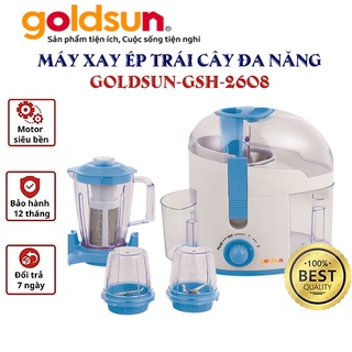 Máy xay ép trái cây đa năng gsh-2608 - chính hãng goldsun