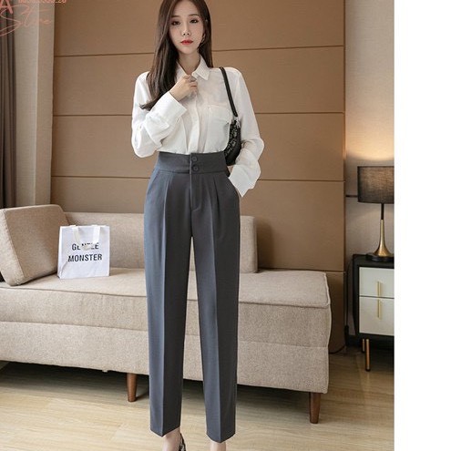 Baggy MẪU MỚI 2 khuy ( HÀNG ĐẸP) Quần Tây - quần công sở đi làm, đi học