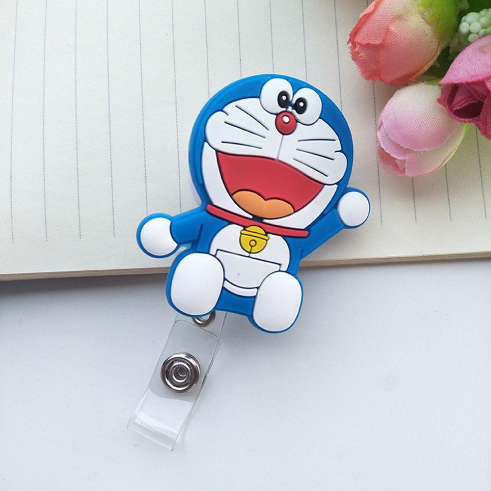 Giá Đỡ Thẻ Tên / Thẻ Tên Hình Doraemon / Stitch / Mèo Máy Dễ Thương Có Thể Thu Gọn
