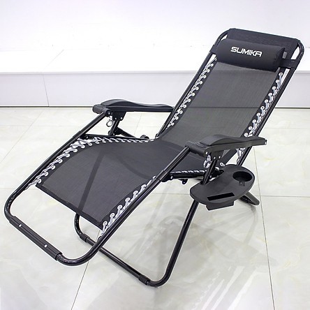 Ghế xếp thư giãn SUMIKA 199 - Mẫu mới nhất 2020, lăn tay massage, khung vuông cao cấp, tải trọng 300kg