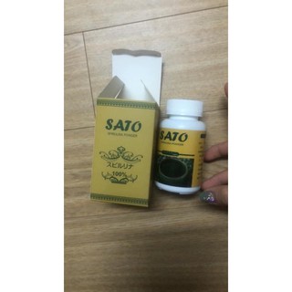 Tảo bột sato hũ 100gr - tảo cấy mặt