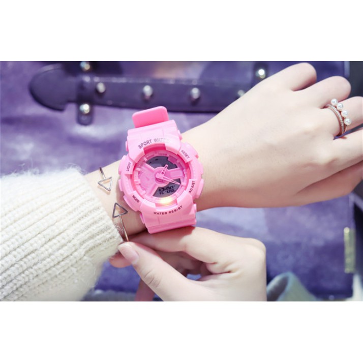 Đồng hồ nữ thể thao Shhors chạy kim và số điện tử cực chất cực hot | BigBuy360 - bigbuy360.vn