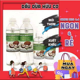 Dầu dừa ép lạnh [hàng hữu cơ] cam kết 100% nguyên chất QUÊ MỘT CỤC 100 / 250ml (handmade)
