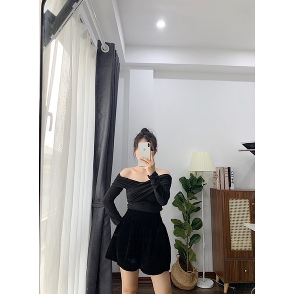áo trễ vai chéo ngực