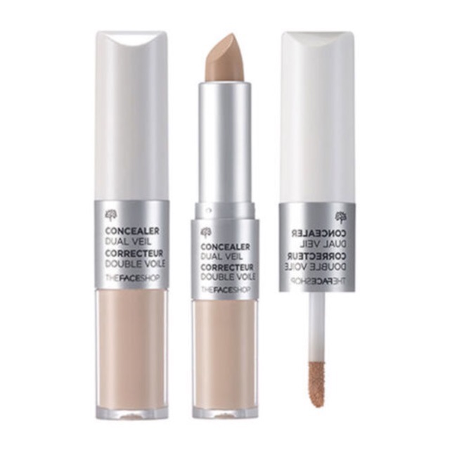 Che khuyết điểm 2 đầu concealer dual veil & correcte