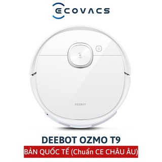 [NEW-BH 24 THÁNG] Robot hút bụi lau nhà ECOVACS Deebot T9 - Lực hút 3000pa - Hàng chính hãng, bản quốc tế (chuẩn CE)