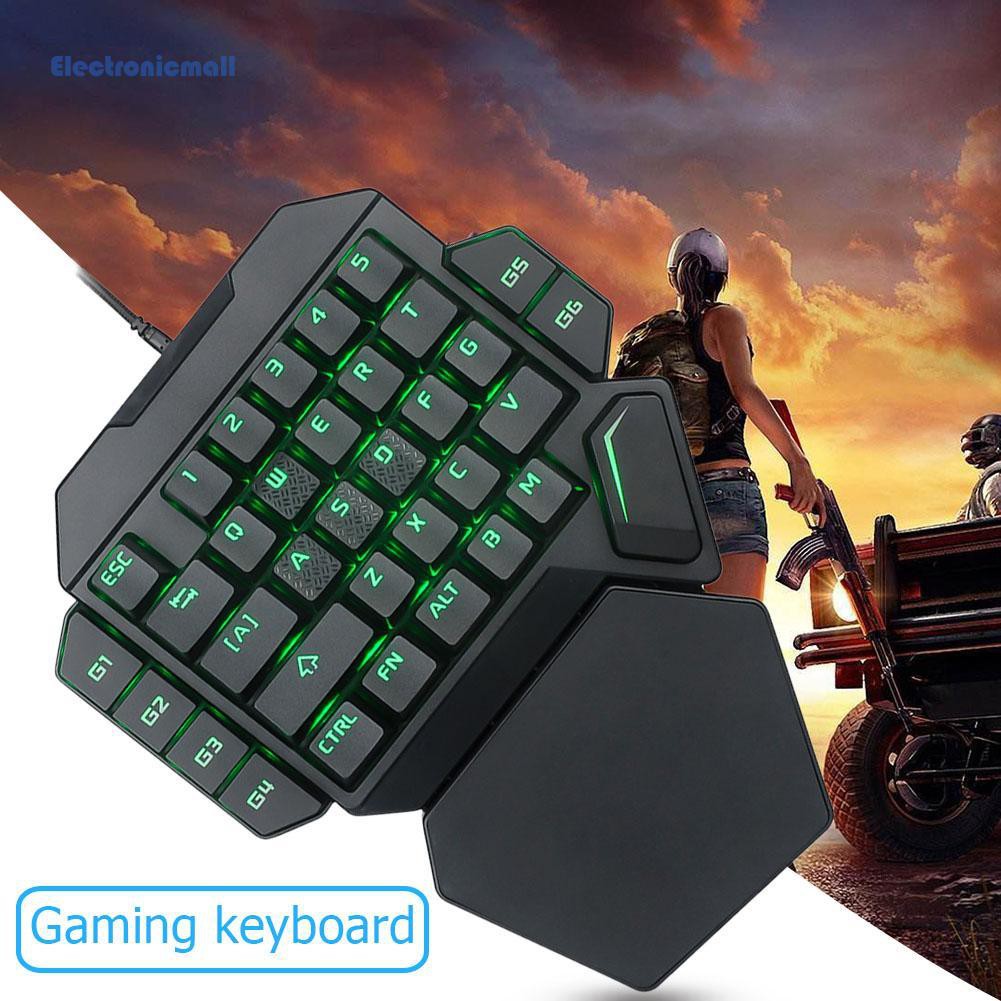 Bàn Phím Cơ Gaming K01 K50 35 Phím Có Đèn Nền Cao Cấp