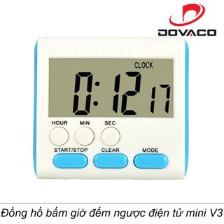 💥Hàng Cao Cấp💥Đồng hồ bấm giờ đếm ngược điện tử mini V3 - Âm báo to - Kích thước 80x73x20mm
