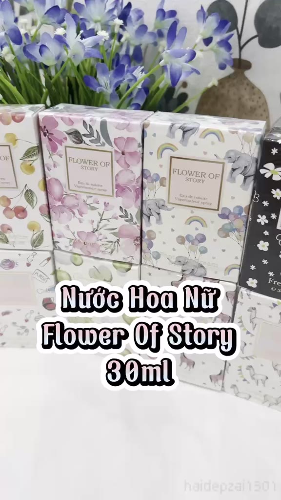 T1858 A5 Nước Hoa Nữ Xịt Thơm Maycreate Flower Of Story 30ml Hương Vị Trái Cây Hộp Siêu Cute | BigBuy360 - bigbuy360.vn