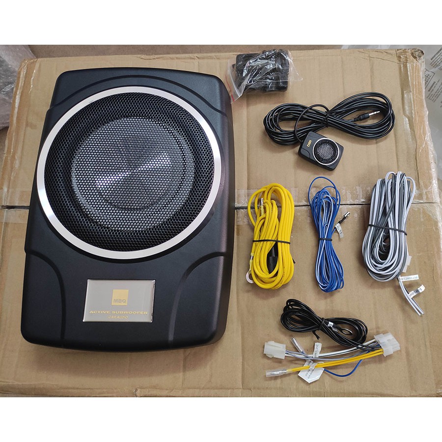 Loa Sub ô tô, Loa Sub MBQ AW - 800E 180W 8'' 12A tay điều chỉnh âm thanh Bass riêng