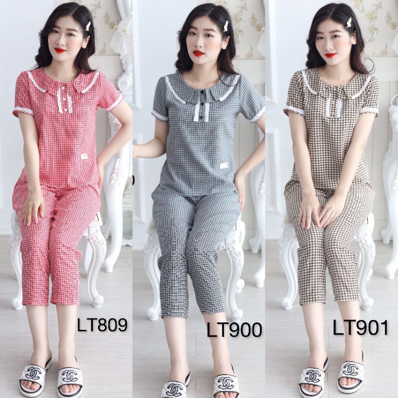 Đồ bộ mặc nhà xinh 3 màu ảnh thật
