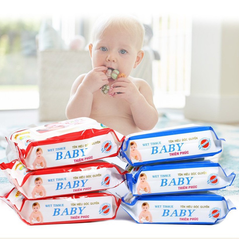 Khăn Giấy Ướt Baby Hãng Thiên Phúc/Phú Đạt Hàng VN