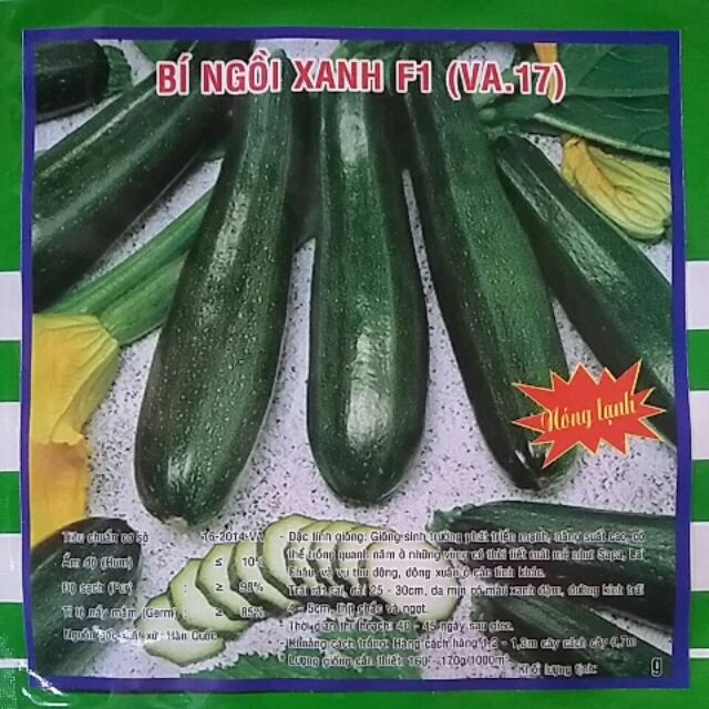 1 gói Bí ngồi xanh f1