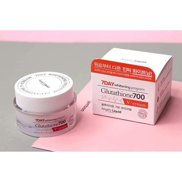 Kem dưỡng trắng 7 Day Whitening Program Glutathione 700 V-Cream