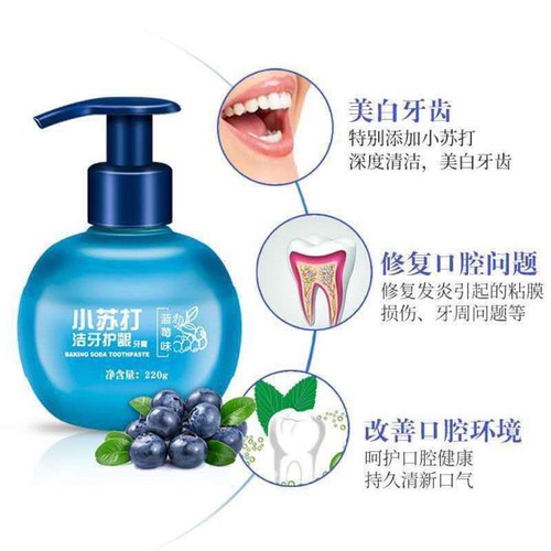 KEM ĐÁNH LÀM TRẮNG RĂNG BAKINH SODA VỊ HOA QUẢ SIÊU HÓT