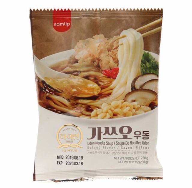 HI MYUN Mì Udon Hàn Quốc Vị Hải Sản 230g