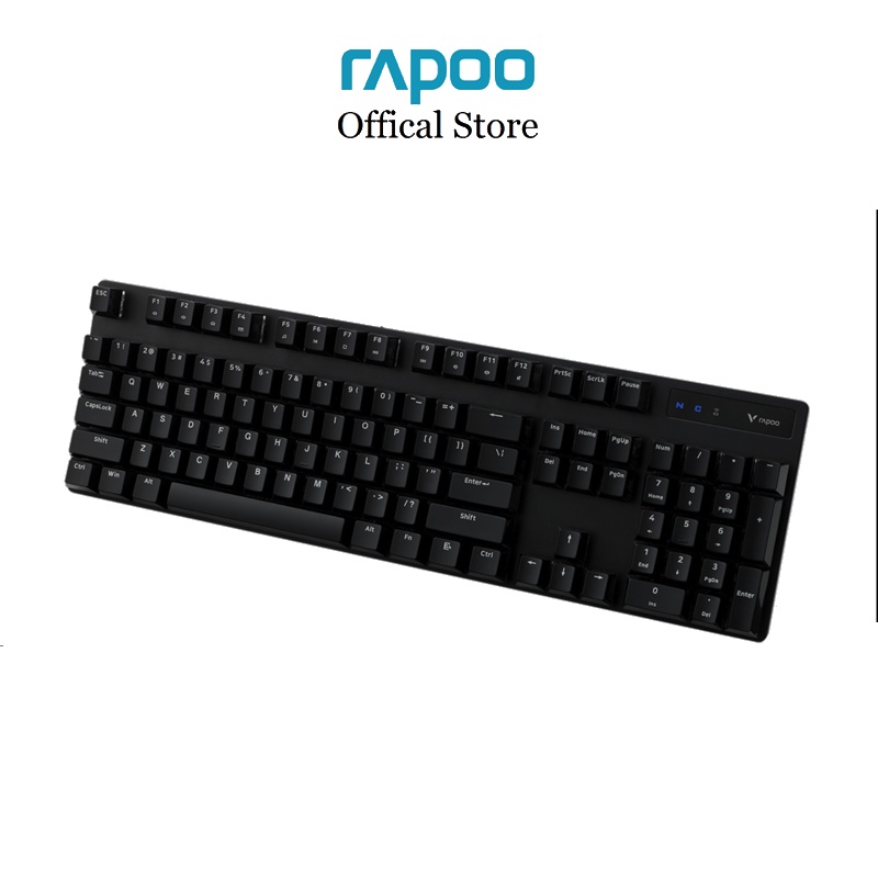 Bàn phím Rapoo V500 Pro Wireless màu đen không dây 2.4 GHz - (2 loại Red switch/ Blue switch)