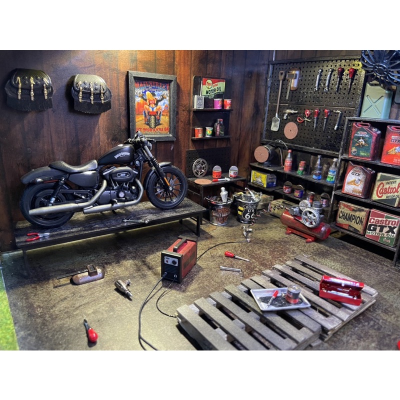 Mô hình set thùng đồ nghề 1/12