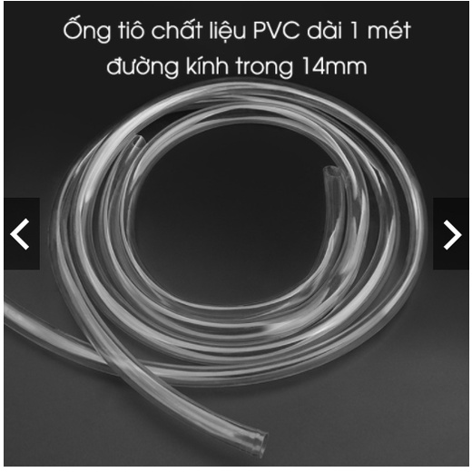 Ống hút nước bóp tay ống PVC mềm dài 1 mét, dụng cụ bơm hút chất lỏng xăng dầu chất lỏng bóp tay thông minh tiện dụng