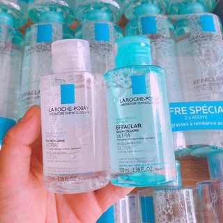 Nước tẩy trang sạch sâu & kiểm soát nhờn cho da dầu La Roche-Posay Effaclar Micellar Water Ultra Oily Skin 100ml